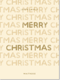 Gold Merry Christmas Text