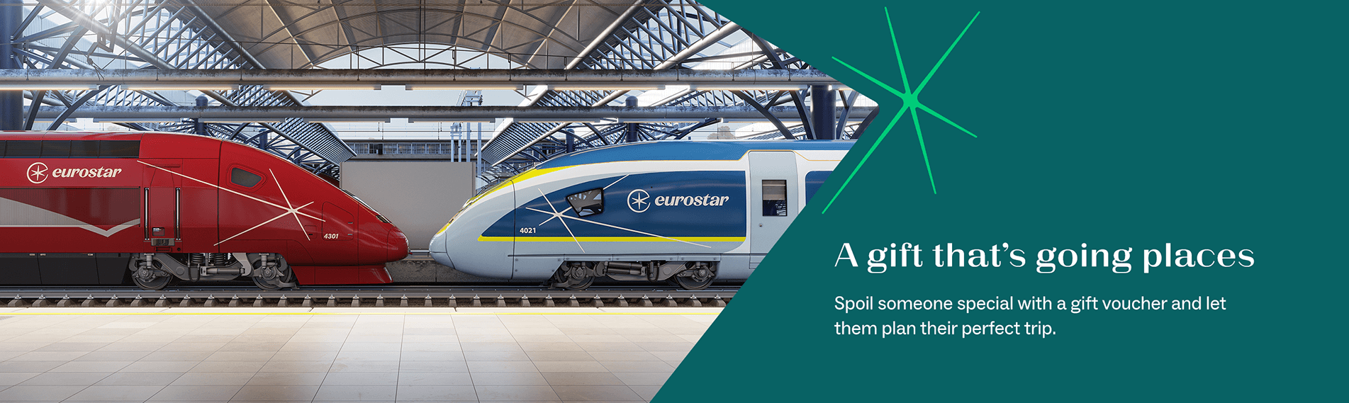Eurostar gift vouchers - a gift that's going places